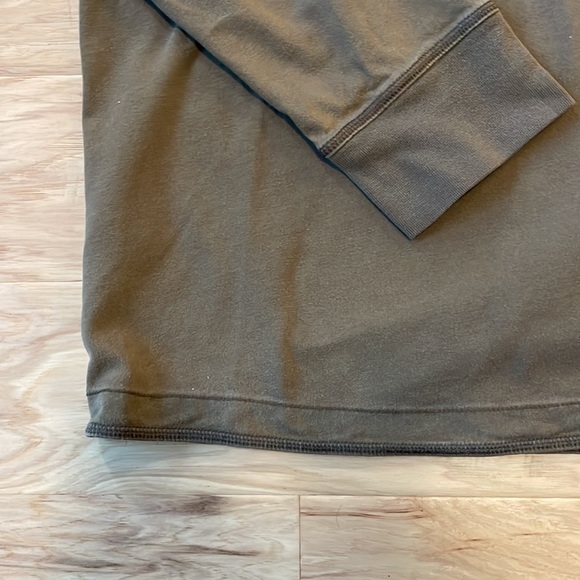 Eddie Bauer Long Sleeve, Henley, Tan, Large Tall - Picture 4 of 9